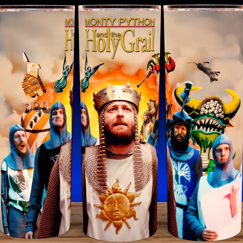 Monty Python and The Holy Grail 70s Comedy Movie Cup Mug Tumbler 20oz